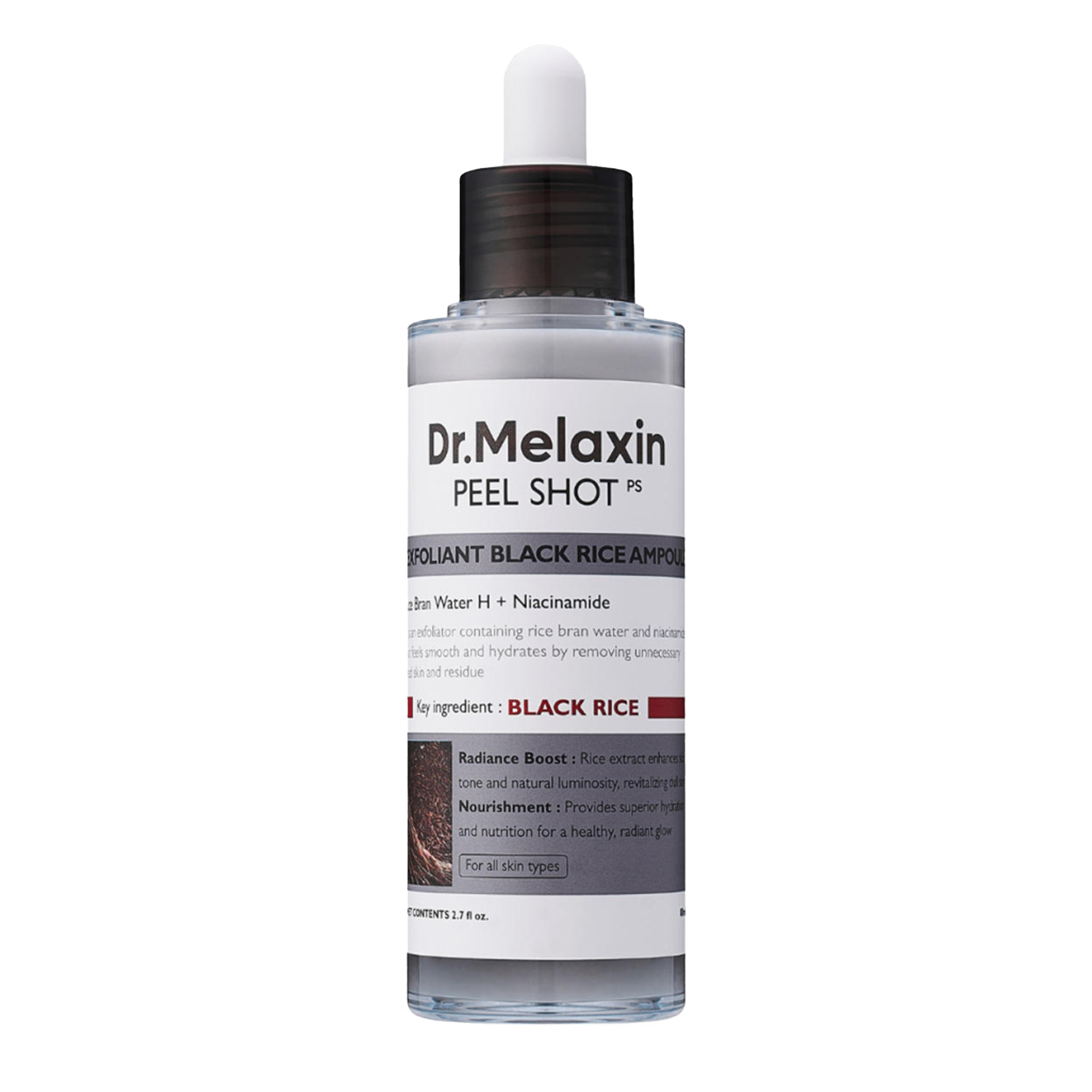Dr. Melaxin Peel Shot Exfoliating Black Rice Ampoule 80ml