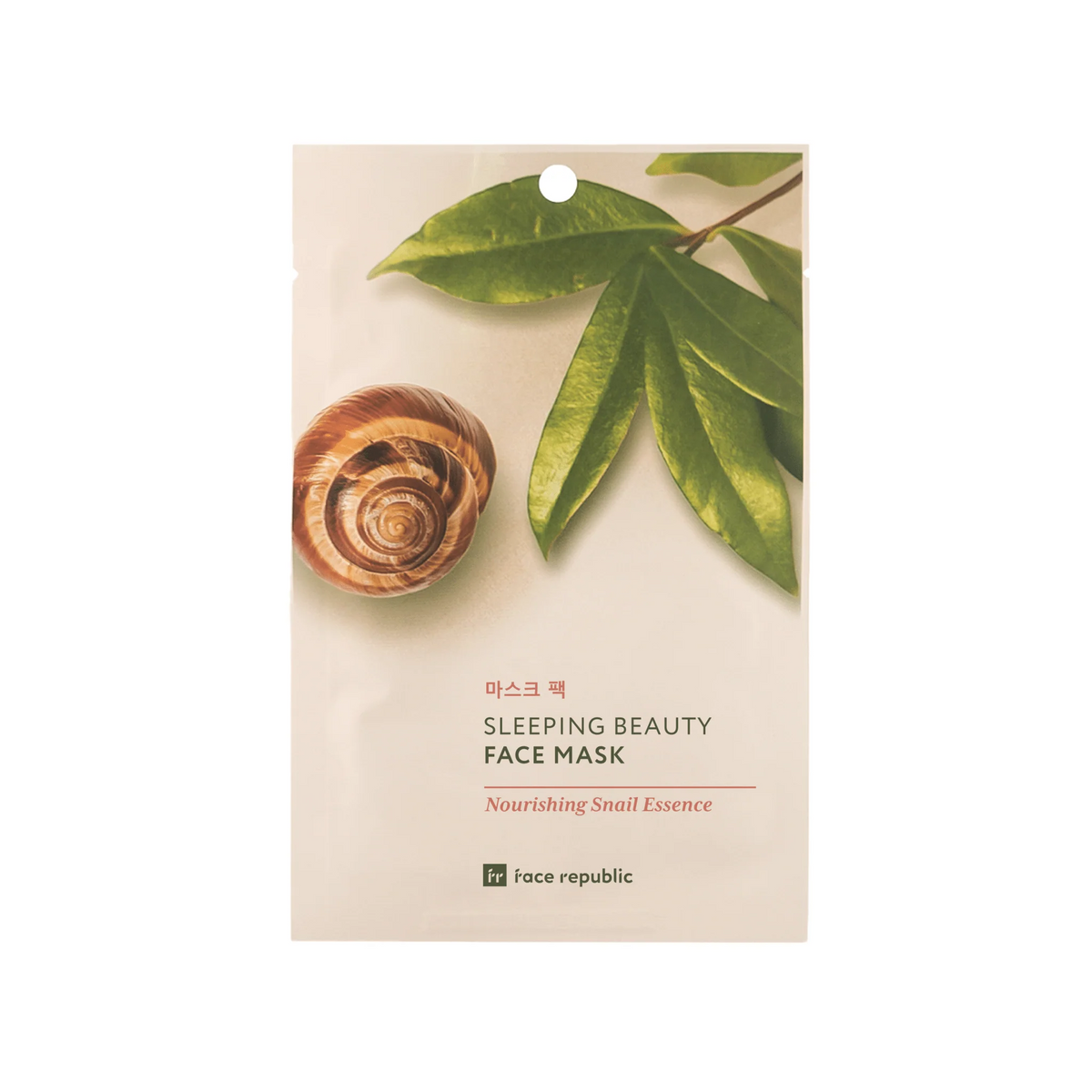 Face Republic Sleeping Beauty Face Mask Nourishing Snail Essence 23ml (1 sheet)