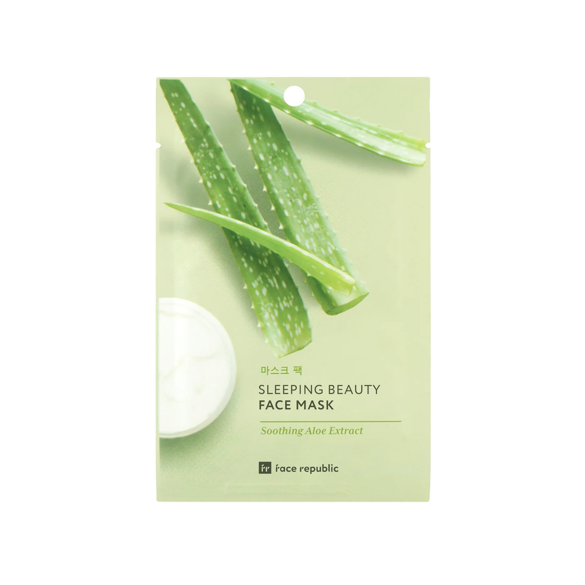 Face Republic Sleeping Beauty Face Mask Soothing Aloe Extract 23ml (1 sheet)