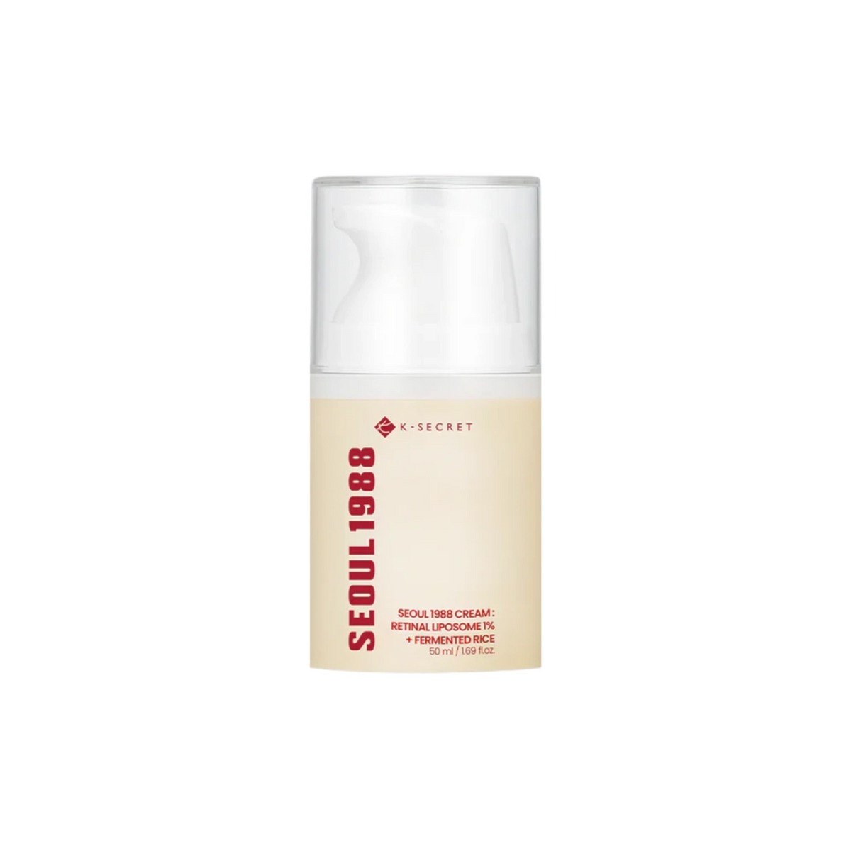 K-SECRET SEOUL 1988 Cream: Retinal Liposome 1% + Fermented Rice 50ml