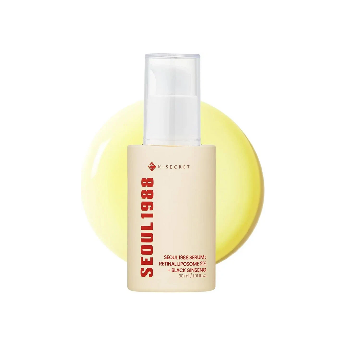 K-SECRET SEOUL 1988 SERUM : RETINAL LIPOSOME 2% + BLACK GINSENG 30ml