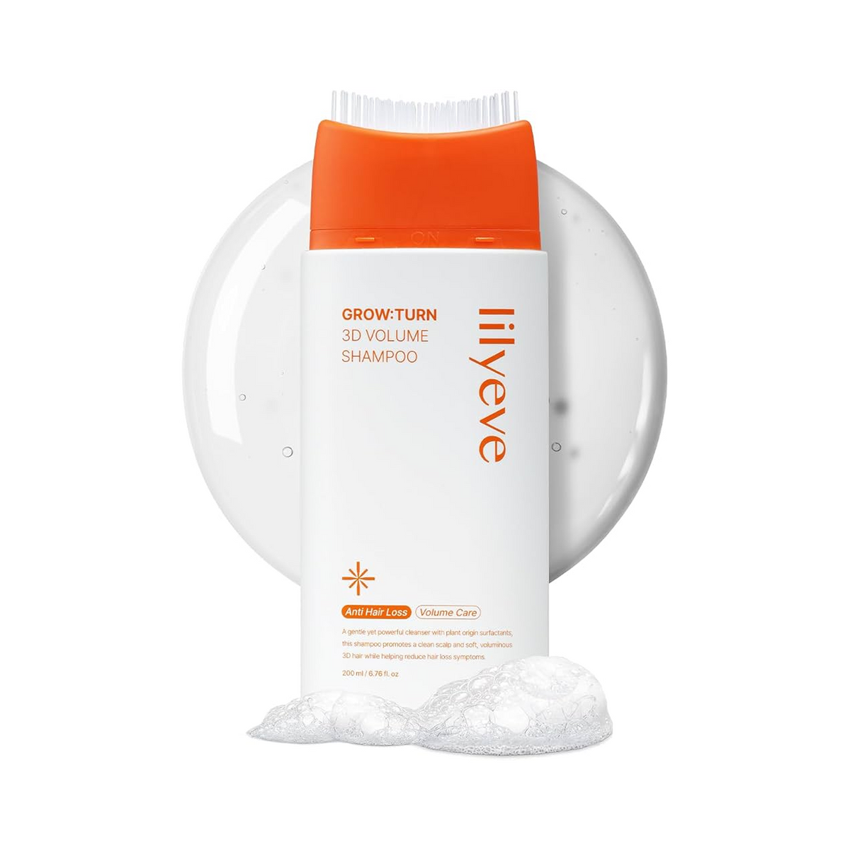 Lilyeve  Grow:Turn Exosome 3D Volume Brush Shampoo 200ml