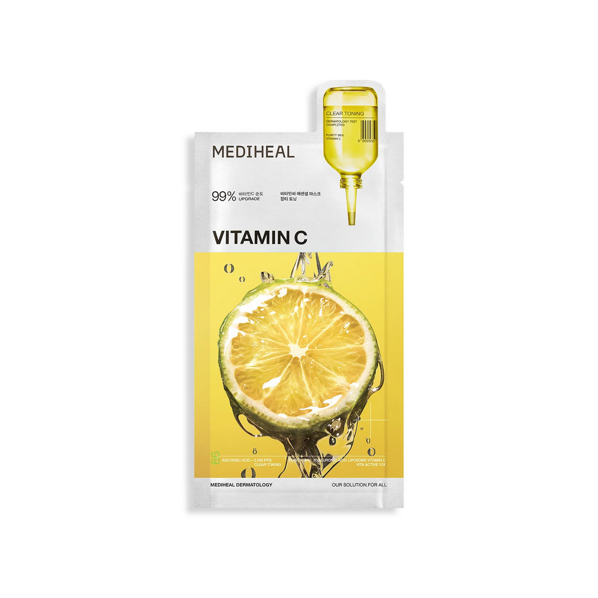 MEDIHEAL Vitamin C Essential Mask Clear Toning (1 Sheet)