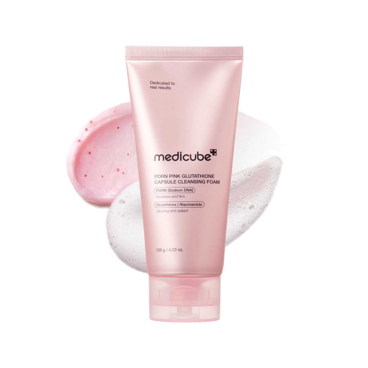Medicube PDRN Pink Glutathione Capsule Cleansing Foam 120g