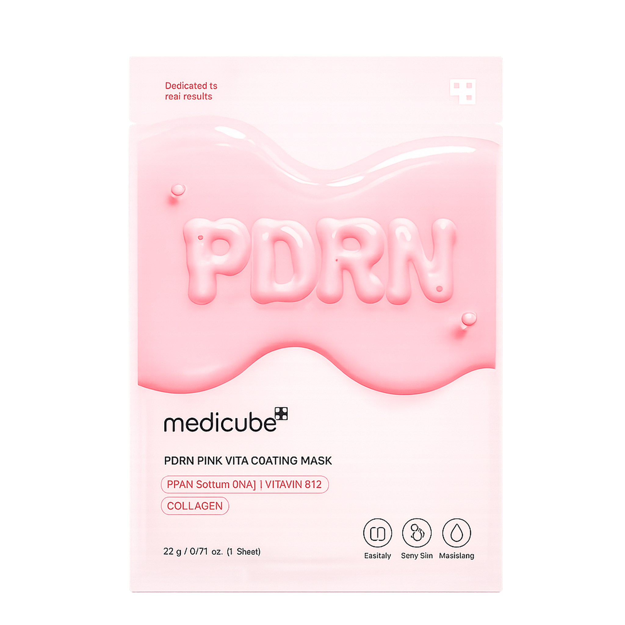 Medicube PDRN Pink Vita Coating Mask 22g