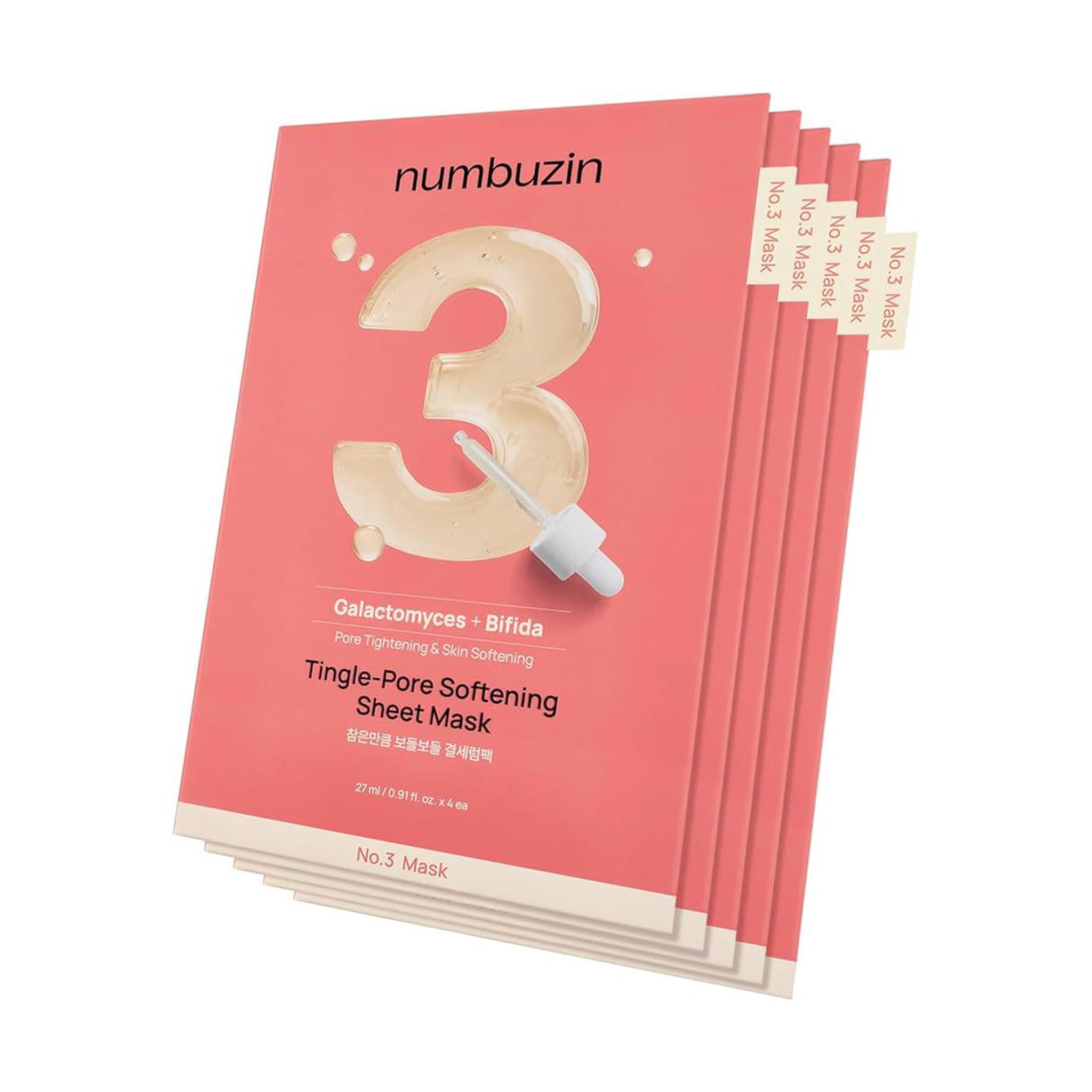 Numbuzin No.3 Tingle-Pore Softening Sheet Mask (1 sheet)