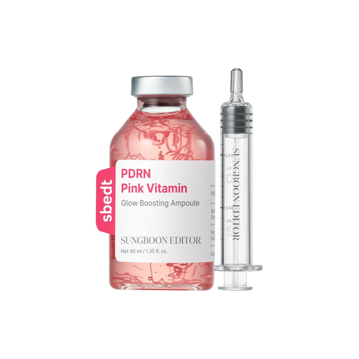 Sungboon Editor PDRN Pink Vitamin Glow Boosting Ampoule 40ml